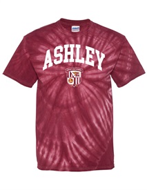 AHS Soccer Maroon Tie Dye Cotton T-shirt - Order due date August 12, 2022